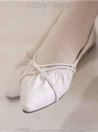 NO.029 Sweet Pea - Flat shoes, thick black silk, thick meat, stomp on cookies(76)